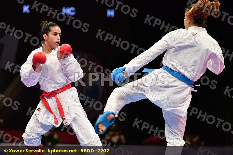 Algeria Chinese taipei Djedra Saida Female kumite -55 kg Wen Tzu