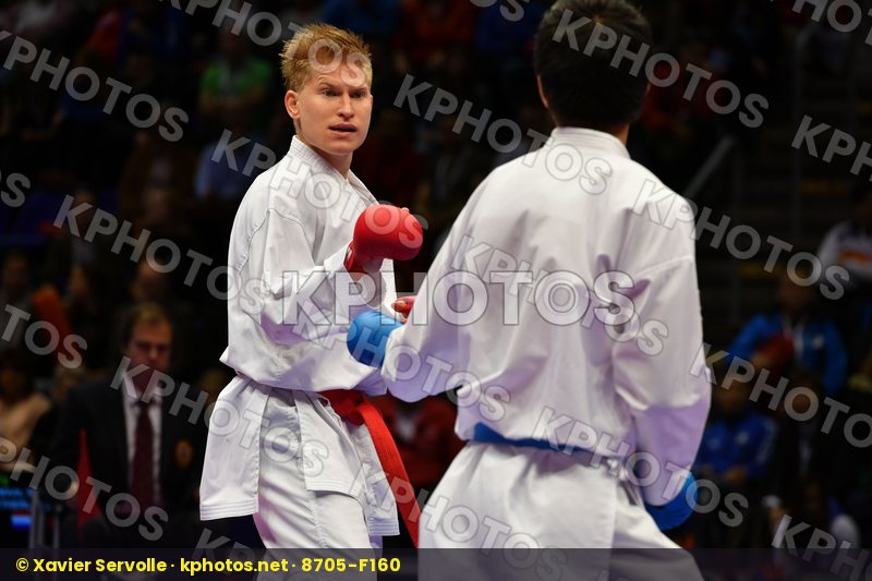 Araga Ryutaro Japan Male kumite -84 kg Netherlands Smaal Rene