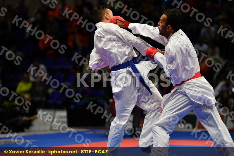 Dacosta Steven France Madera Andres Male kumite -67 kg Venezuela