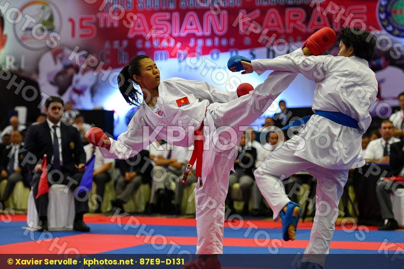 Japan Moriguchi Ayami Nguyen Thi Ngoan U21 Kumite Female -61 Kg