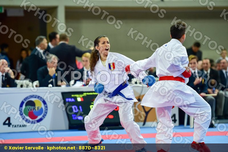 -50 Kg Bouderbane Sophia Female France Kumite Morales Ozuna Gema