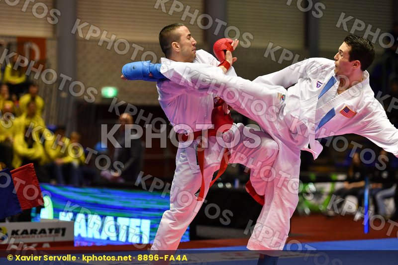 Costa Logan France Male kumite -75 kg Scott Thomas United states