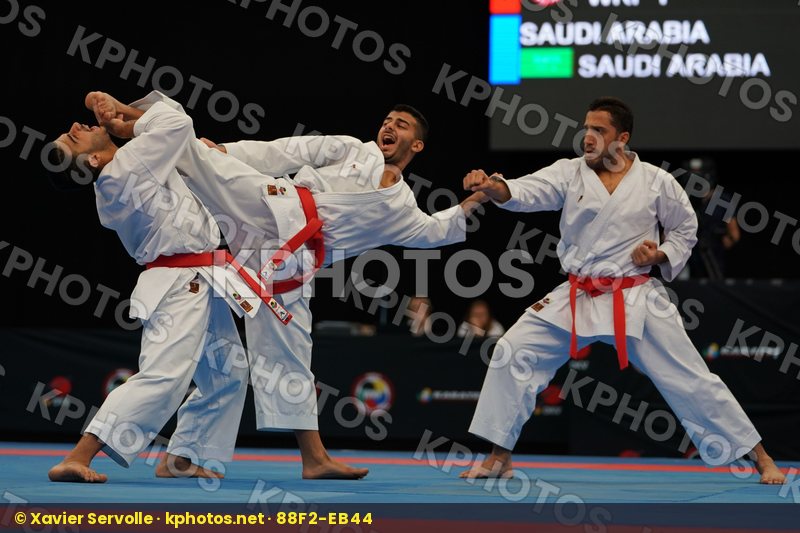 Male team kata Unsu Wkf 1