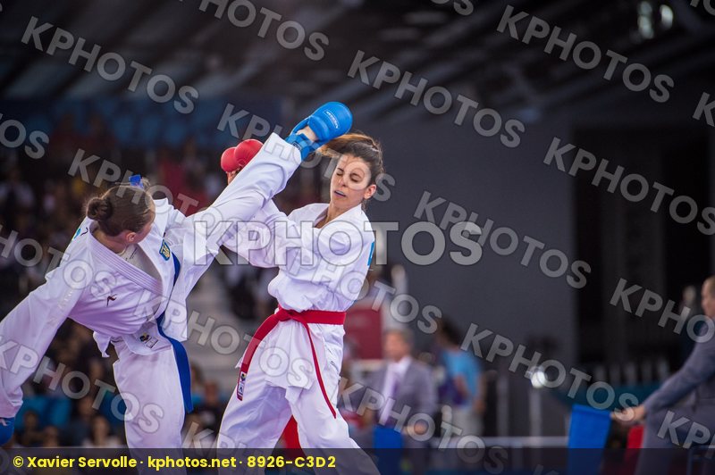 -50 kg Bugur Duygu day1 Germany Kryva Kateryna kumite qualificat