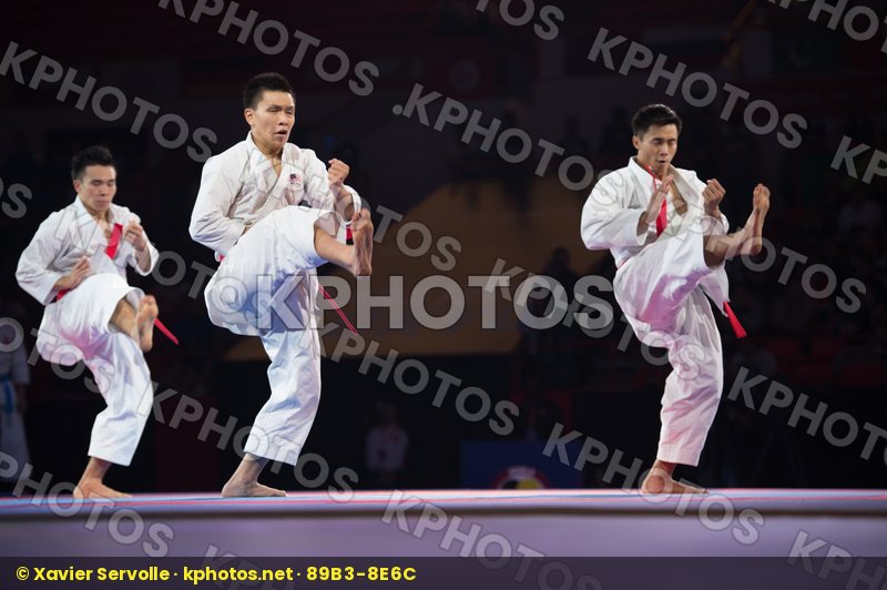 Dubai final kata Malaysia Male team