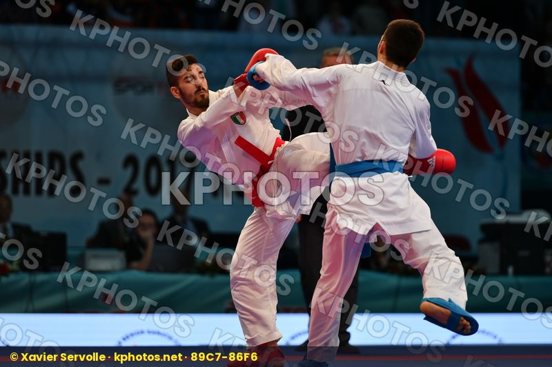 Crescenzo Angelo Italy Male kumite -60 kg Samdan Eray Turkey