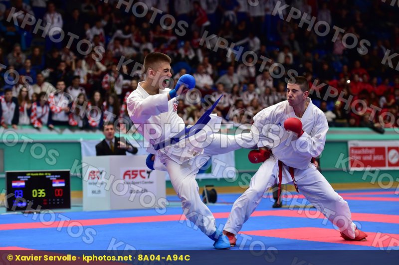 -60kg Arawaza Berak Boran croatia Dzakovic Milos kumite Serbia U