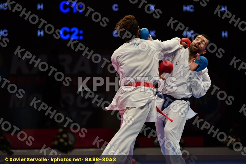 Ahmed Hmissa Cuerva mora Raul Male kumite -67 kg Spain Tunisia