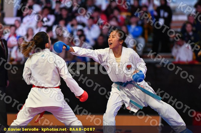 Bas Sevil Female kumite -50 kg < LRBarcodes Indonesia Sari Sruni