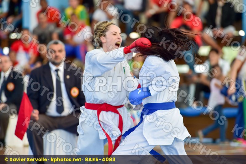 -50 Kg Brazil Female final Hidalgo Andrea kumite Mafra Beatriz P