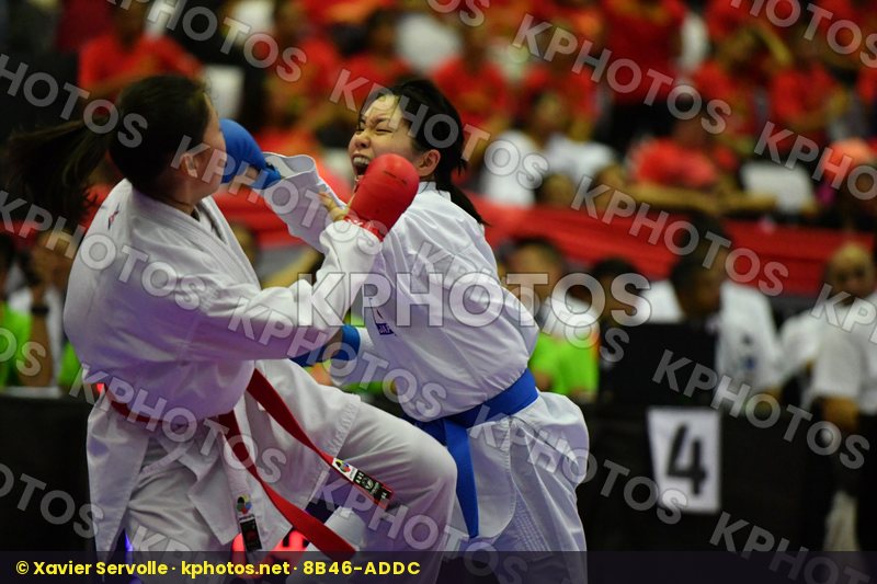China Ding Jiamei Fukigami Mami Japan Junior Kumite Female -53 K