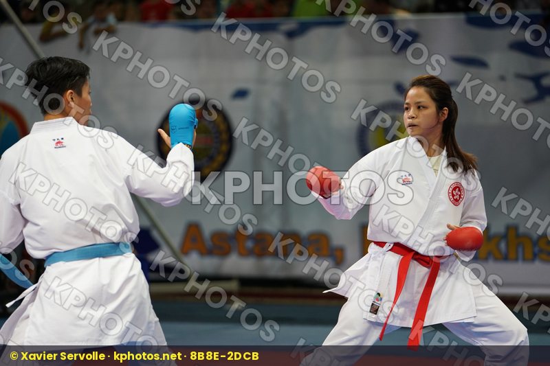 China Choi Wan yu Female kumite -61 kg Hong Kong Yin Xiaoyan