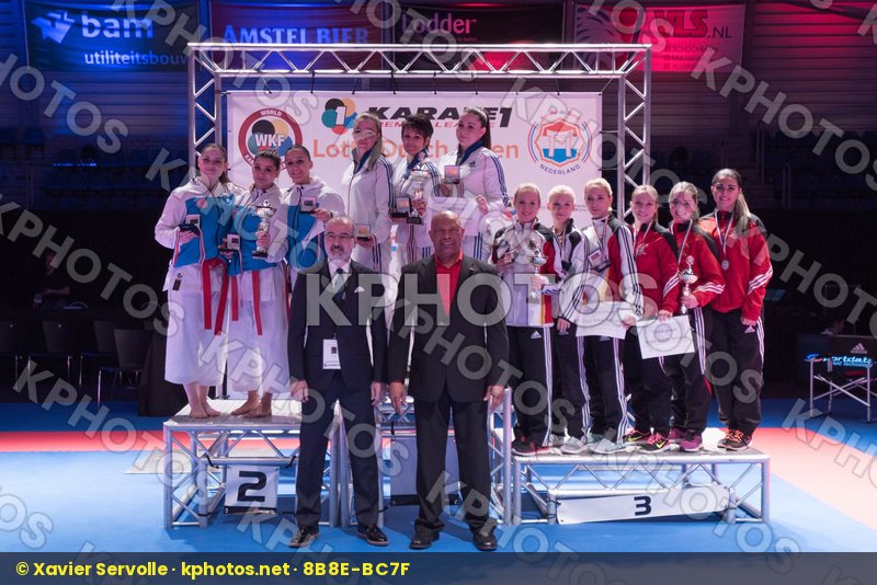 female France Germany kata podium Spain Team Turkey