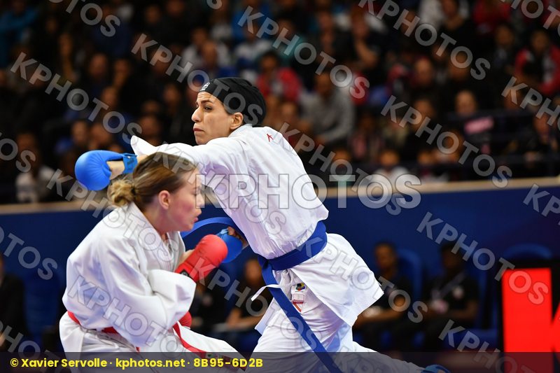 Connell Amy Female kumite -55 kg Iran  islamic republic of Khaks