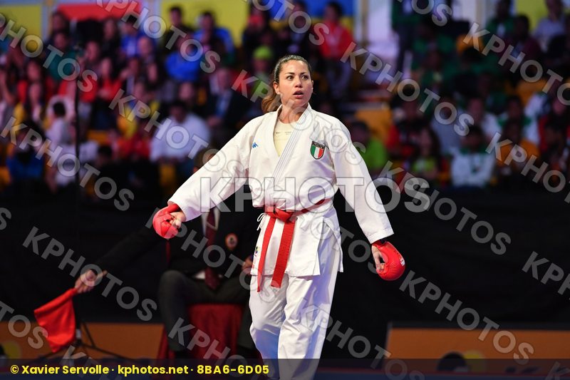China Female kumite -61 kg Italy Pasqua Laura Yin Xiaoyan