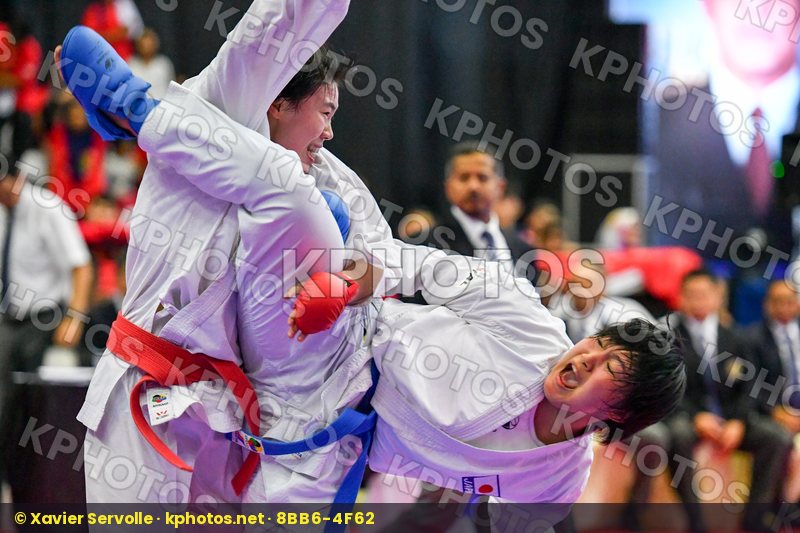 China Japan Junior Kumite Female 59+ Kg Sawae Yuzuki Zhu Yunge