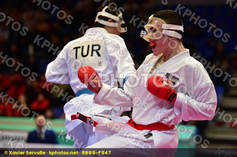 -63kg cadet England finals Gok Samed kumite male shureido Thorpe