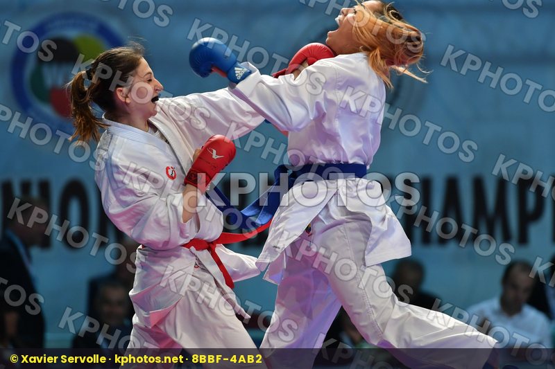 Female kumite -55 kg France Fyr of macedonia Georgieva Jovana Th