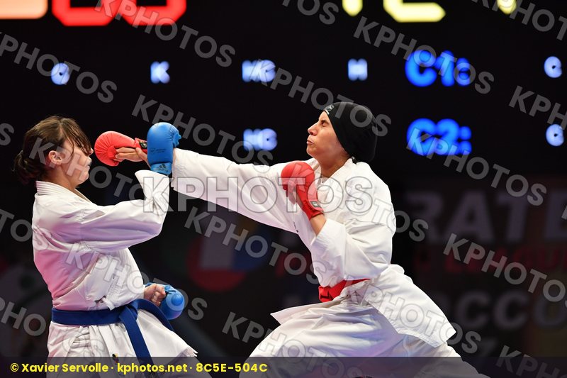 Espinosa Maria Female kumite -61 kg Morocco Sadini Btissam Spain