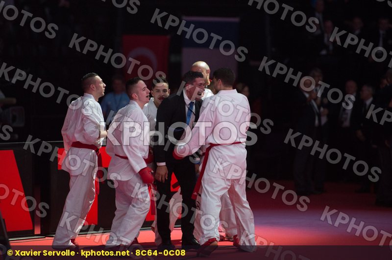 final france kumite Male team Turkey