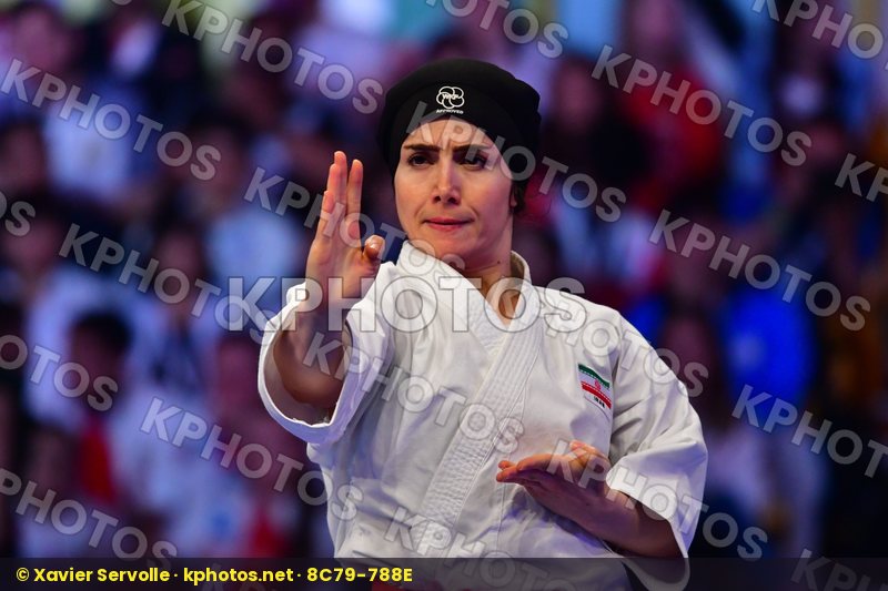 Bagheri bazardeh Negin Chatanyara kushanku Female kata Iran