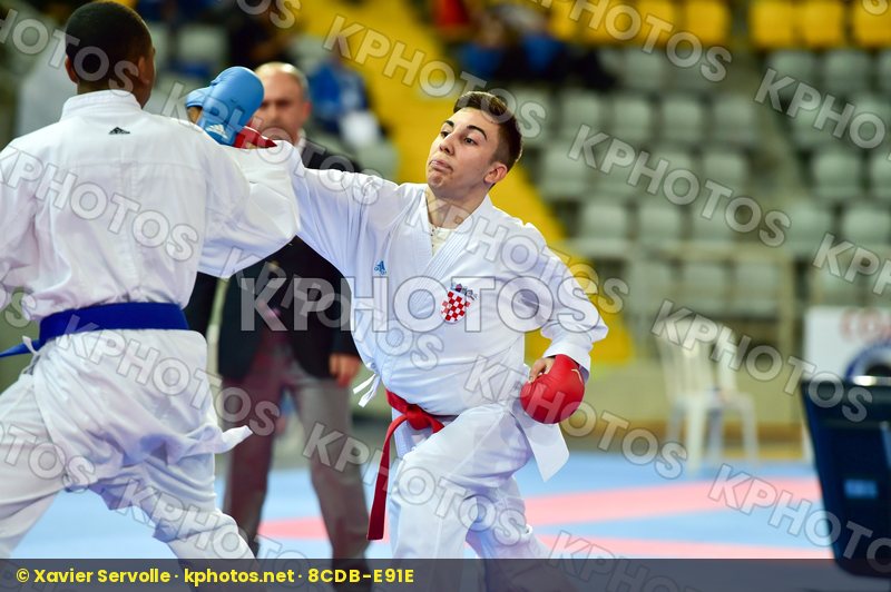 -63 Kg Cadet chyprus Cizo Kilian Croatia France Kumite Male Obra