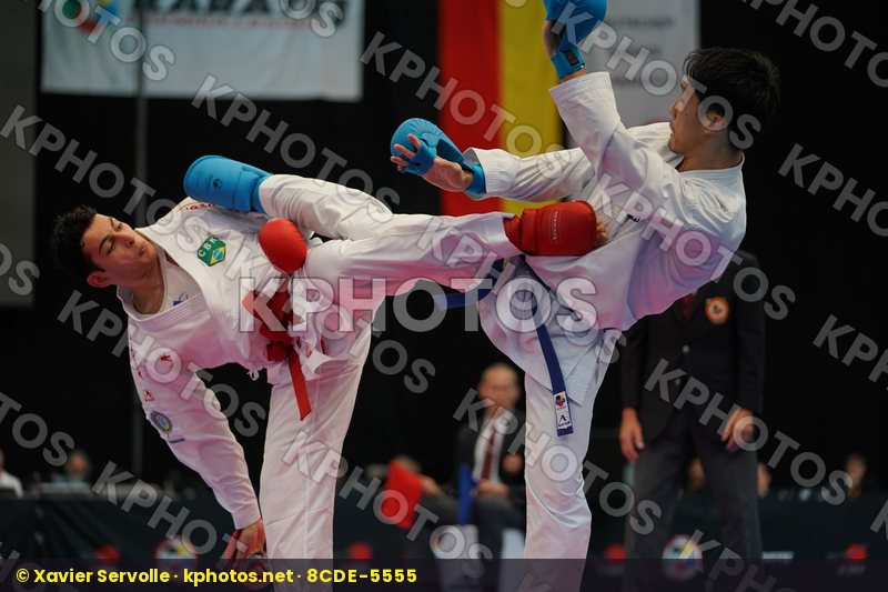 Brazil Figueira Vinicius Gomyo Hiroto Japan Male kumite -67 kg