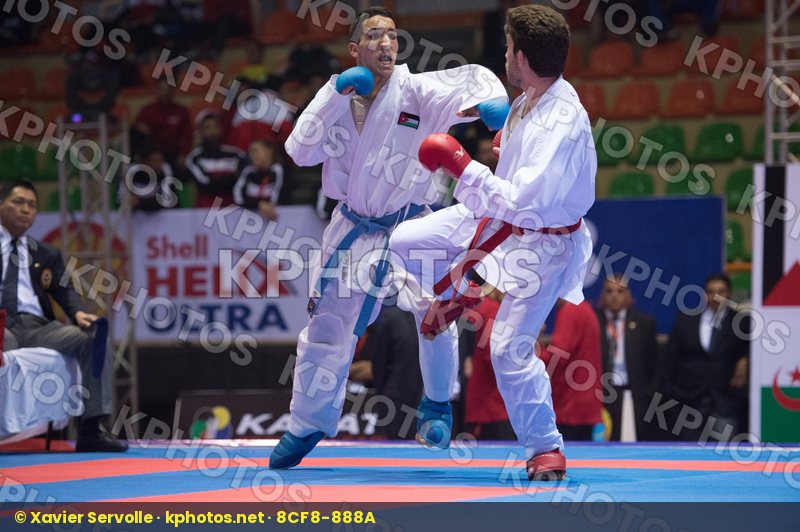 -67 kg Alnajjar Bashar Boujdi Abdelilah final Jordan kumite Moro