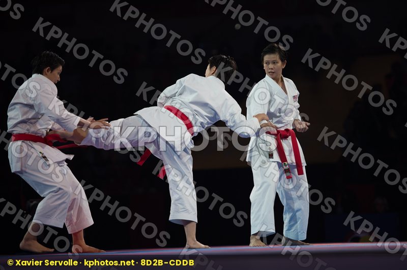 bunkai Dubai Female final kata Malaysia team