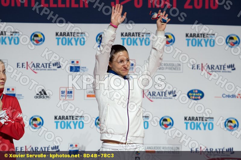 -50 Kg Female france kumite podium Recchia Alexandra