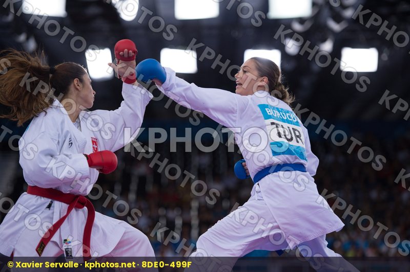-68 kg Burucu Hafsa Seyda day2 kumite qualification Quirici Elen