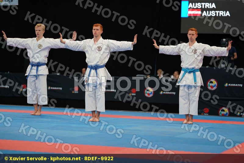 Austria Austria Austria Male team kata Unsu