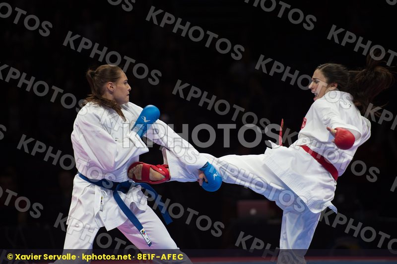 Austria Buchinger Alisa Female Kumite -68 Kg final Quirici Elena