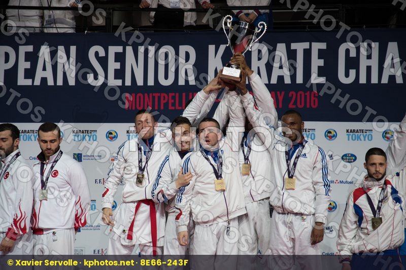 france kumite Male podium team