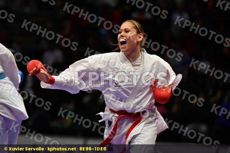 Bruederlin Ramona Chatziliadou Eleni Female kumite 68+ kg German