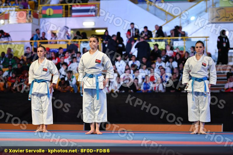 Female team kata Turkey Turkey Turkey