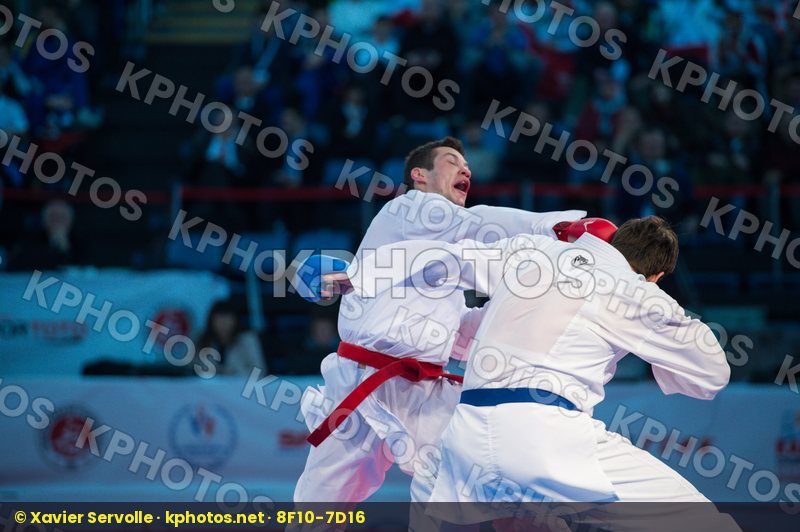 +84 kg Bitevic Slobodan Erkan Enes finals kumite Serbia Turkey