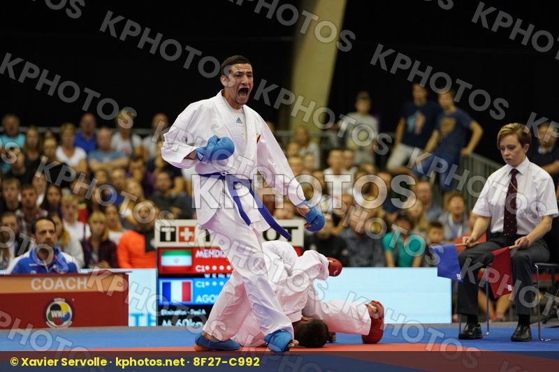 Agoudjil Sofiane France Iran Islamic Republic of Male Kumite -60kg Mehdizadeh Amir