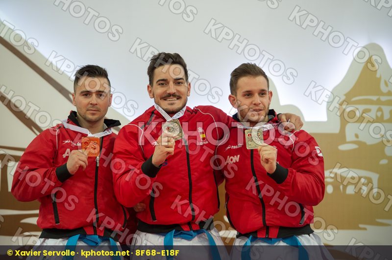 kata male podiums Spain team