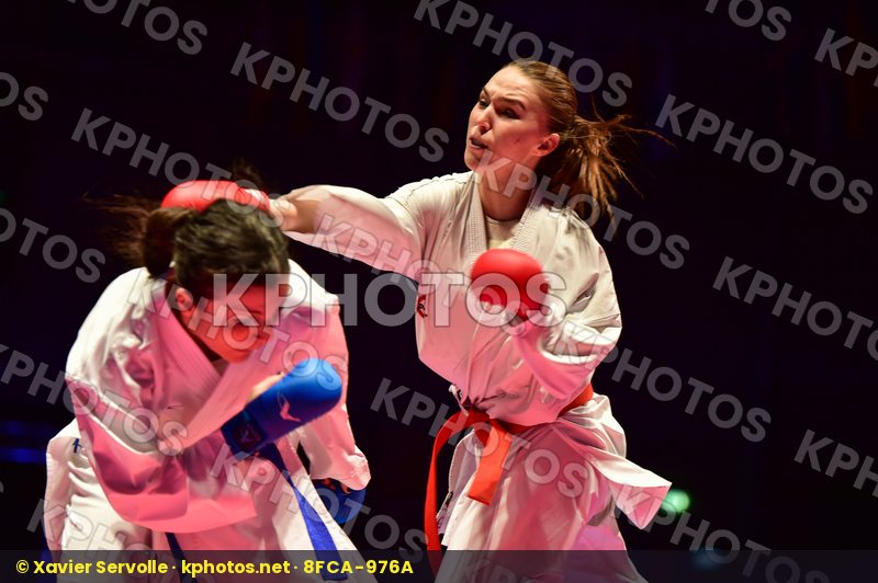 -68 kg France Gafurova Guzaliya Kazakhstan kumite Panetsidou Vas