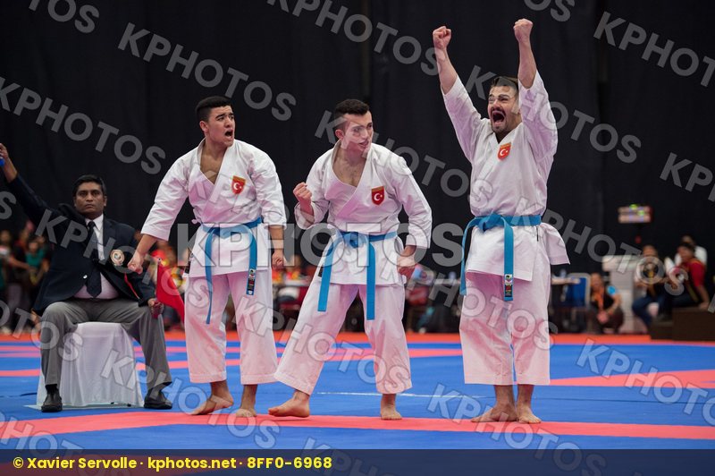 cadet Junior Kata male team Turkey