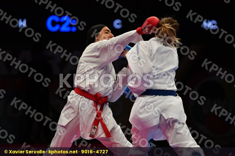 Egypt Female kumite -68 kg France Mohamed Nada Zaretska Iryna