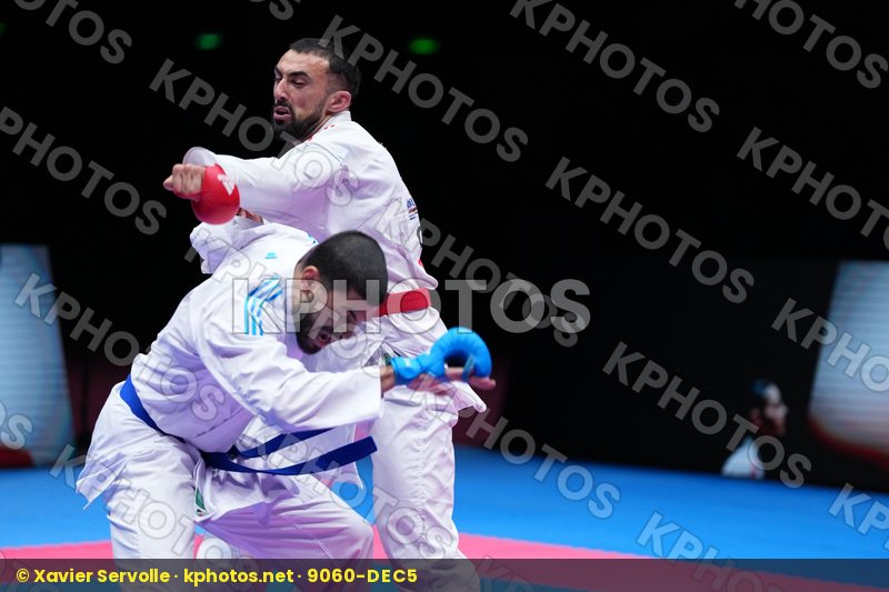KVESIC ANDJELO (CROATIA) vs FILALI MEHDI (FRANCE) in Male Kumite 84+ Kg - Final Bout