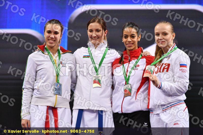 Austria Azerbaijan Elaswad Mariam Gataullina Nailya podium Portu