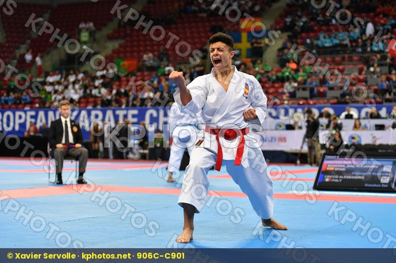 Cadet kata male, Manzana Diaz Alejandro, Spain