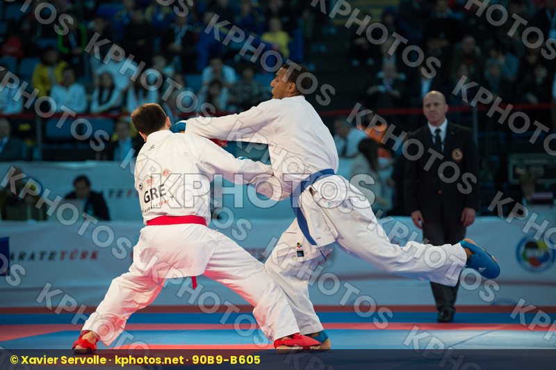 +84 kg bronze match Germany Greece Horne Jonathan kumite male Ma