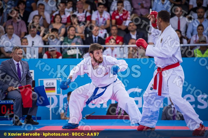 +84 kg Erkan Enes finals Germany Horne Jonathan kumite Turkey