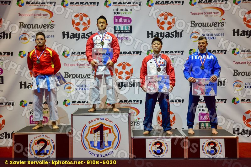 Hayashida Chikashi Iodice Alessandro Italy Japan Male kata podiu