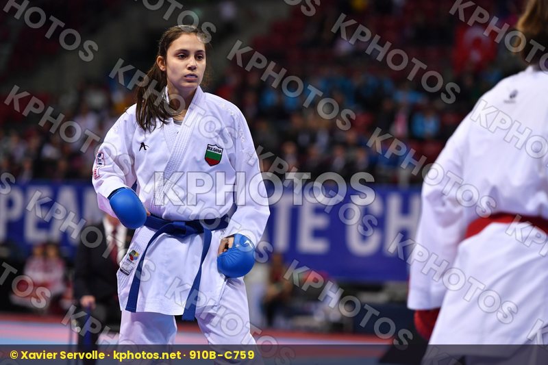 Bulgaria Goranova Ivet Hirt Silvia Junior kumite female -53 kg S