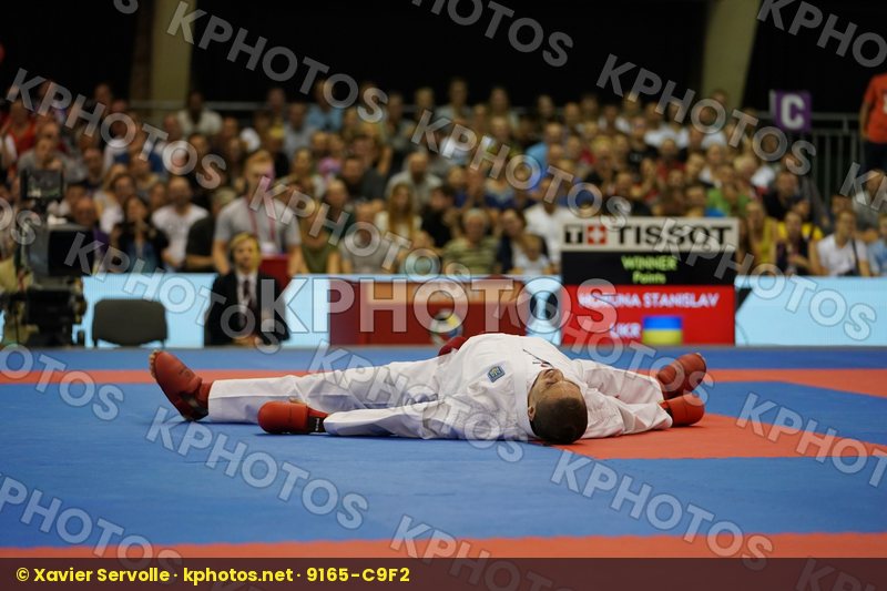 Asiabari Aliasghar Gold match Horuna Stanislav Iran Islamic Republic of Male Kumite -75kg Ukraine